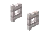 Pale Oak Fence Gate (Opened).png: Infobox image for Fence Gate the block in Minecraft