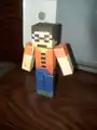 Papercraft rendition of a custom skin.