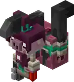 A piglin builder of the Horde of the Spore.