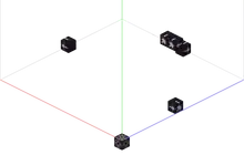 Jigsaw blocks used in the generation of a pillager outpost watchtower.