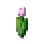 Pink Tulip (inventory) MCE.png: Infobox image for Flower the block in Minecraft