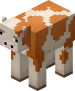 Pinto Cow.png: Infobox image for Pinto Cow the entity in Minecraft
