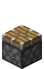 Piston BE.gif: Infobox image for Piston the block in Minecraft