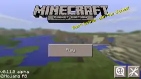 Pocket Edition 0.11.0.png: Infobox image for v0.11.0 alpha the version in Minecraft