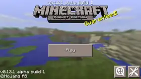 Pocket Edition 0.12.1 build 1.png: Infobox image for v0.12.1 alpha build 1 the version in Minecraft