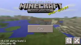 Pocket Edition 0.13.0 build 1.png: Infobox image for v0.13.0 alpha build 1 the version in Minecraft