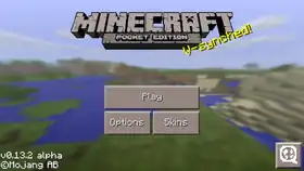 Pocket Edition 0.13.2.png: Infobox image for v0.13.2 alpha the version in Minecraft