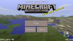 Pocket Edition 0.14.0 build 1.png: Infobox image for v0.14.0 alpha build 1 the version in Minecraft