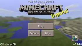 Pocket Edition 0.14.0 build 2.png: Infobox image for v0.14.0 alpha build 2 the version in Minecraft