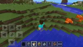 Pocket Edition 0.9.0 build 11 in game.jpg: Infobox image for v0.9.0 alpha build 11 the version in Minecraft