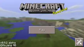 Pocket Edition 0.9.2.png: Infobox image for v0.9.2 alpha the version in Minecraft