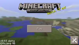 Pocket Edition 0.9.5.png: Infobox image for v0.9.5 alpha the version in Minecraft