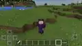 First image of dyed armor in Bedrock Edition.