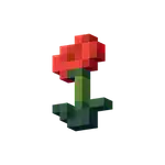Poppy (inventory) MCE.png: Infobox image for Flower the block in Minecraft