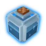 A potion of Water Breathing as it appears in Minecraft Dungeons.