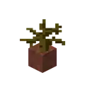 /setblock ~ ~ ~ minecraft:flower_pot 11 destroy {Item:31,Data:0}