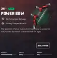 A power bow within the inventory.