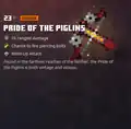 The pride of the piglins within the inventory.