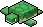 Unused turtle pixel art image from bedrock edition.