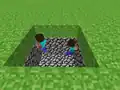 Two mobs in a pit.