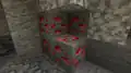 4 blocks of redstone ore.