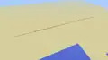 Redstone dust dot past X/Z 1,073,741,824 (halfway to X/Z 2,147,483,648), at a spot where it would render, on only one axis.