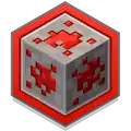 Redstone ore as it appears in Minecraft Legends