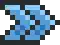 The small variation of the combat roll's icon in the utility bar, this is shown when playing multiplayer.