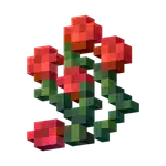 Rose Bush (inventory) MCE.png: Infobox image for Flower the block in Minecraft