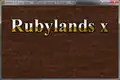 The title screen of Rubylands X.