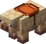 Saddled Cold Pig.png: Infobox image for Pig the entity in Minecraft