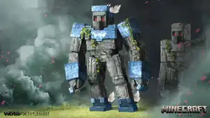 Concept art for the golem.