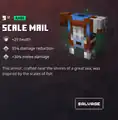 Scale mail within the inventory.