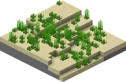 Seagrass cluster.png: Infobox image for Seagrass (feature) the structure in Minecraft