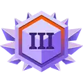 Icon for Level III seasonal trials on the mission select map and Threat Level panel.