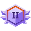 Icon for Level II seasonal trials on the mission select map and Threat Level panel.