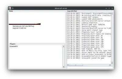Server.jar GUI.png: Infobox image for server.jar the program in Minecraft