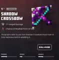 A shadow crossbow within the inventory.
