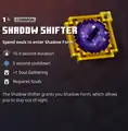 A shadow shifter within the inventory.