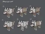 Sheared wolf concept art.