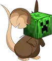 The creeper head item from Transformice.