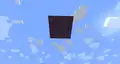 The bottom of a shulker.