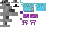Silverfish texture with hidden pixels revealed