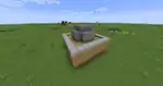 Diameter-5 dome, built with blocks.