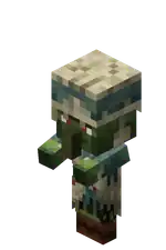 Snowy Baby Zombie Villager Base.png: Infobox image for Zombie Villager the entity in Minecraft