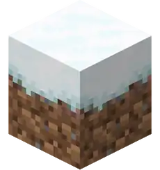 Snowy Grass Block.png: Infobox image for Podzol the block in Minecraft
