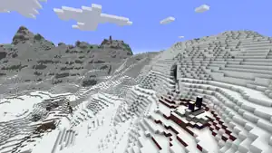 Snowy Slopes 1.18.png: Infobox image for Snowy Slopes the biome in Minecraft
