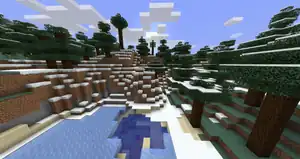 Snowy Taiga Hills.png: Infobox image for Snowy Taiga Hills the biome in Minecraft