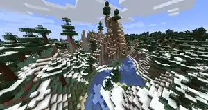 Snowy Taiga Mountains.png: Infobox image for Snowy Taiga Mountains the biome in Minecraft