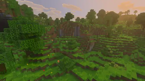 Sparse Jungle Vibrant Visuals.png: Infobox image for Sparse Jungle the biome in Minecraft